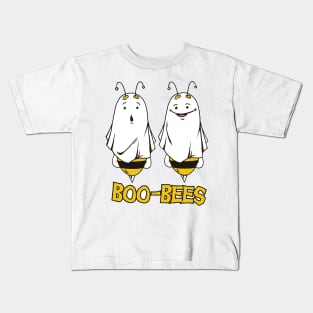 FUNNY BOO BEES T-SHIRT HALLOWEEN GHOST BEE LADIES T-SHIRT Kids T-Shirt